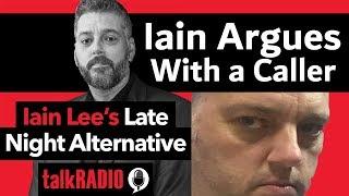 Caller Claims Iain Lee is a Twat On His Own Show!