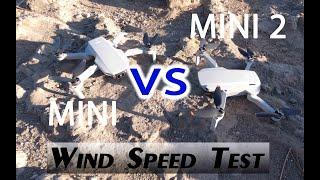 DJI Mavic Mini vs Mini 2 WIND TEST - Surprising Results