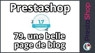 Tuto Prestashop 1.7 – Un super blog (ép. 79)