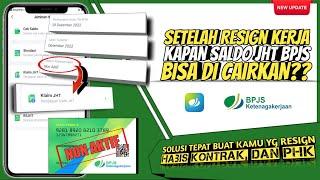 Setelah TIDAK BEKERJA, kapan saldo bpjs bisa DICAIRKAN?