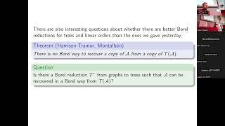 An introduction to Borel reducibility II - Matthew Harrison-Trainor