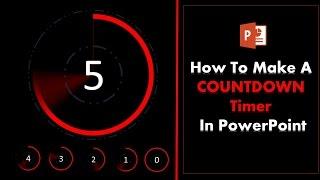 How to create a 5 second Countdown Timer in PowerPoint