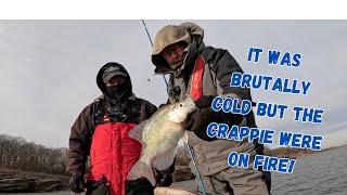 IT WAS BRUTALLY COLD BUT THE CRAPPIE WERE ON FIRE!