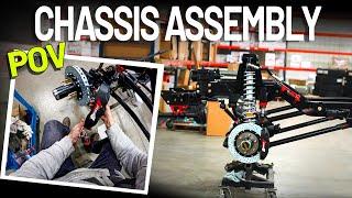 Roadster Shop POV - RS4 4WD 1987 Chevy Suburban chassis assembly.