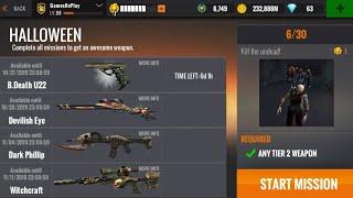 sniper 3D HALLOWEEN event week 1 Mission 6/30 to 10/30