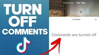 How to Turn Off Comments on TikTok 2023 !