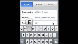 How to setup VPN connection on  iphone or ipad or ipod touch- L2TP with IPSec