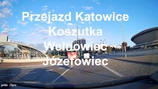 Przejazd Katowice Koszutka, Wełnowiec, Józefowiec. Śląskie. Polska.