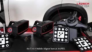 X-613 Mobile Wheel Aligner | Launch Tech USA | AAPEX 2024