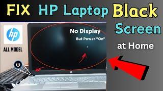 HP Laptop Black Screen Fix