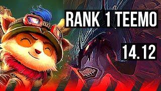 TEEMO vs AATROX (TOP) | Rank 1 Teemo, 7/1/6, 1900+ games | NA Challenger | 14.12