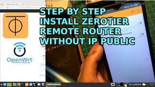 OpenWrt Zerotier - Remote Router without IP Public