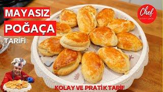 MAYASIZ POĞAÇA NASIL YAPILIR? Kabartma Tozu ile Yumuşacık Poğaça | Chef Oktay Usta