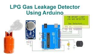 LPG Gas Leakage Detector Using Arduino With Code & Circuit || Proteus Simulation