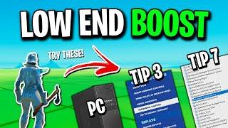 How To BOOST FPS In Fortnite!  (Low-End PC/Laptop)