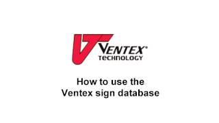 How to use the Ventex Sign Data Base