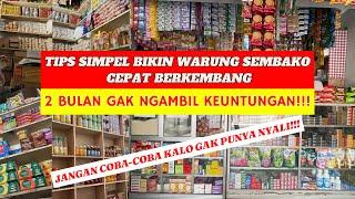 TIPS SIMPEL MENGEMBANGKAN WARUNG SEMBAKO