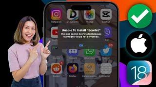 iOS 18: How to FIX Unable To Install "Scarlet" on iPhone - iPad