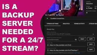 Is A Backup Server Needed for a 24/7 Livestream?