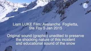 Foglietta Avalanche Accident 5 Jan 2015 with overview