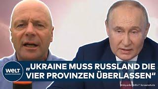 PUTINS KRIEG: Friedensgipfel in Bürgenstock – "Ukraine muss Russland die vier Provinzen überlassen"!