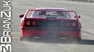 Ferrari F40 with Tubi Exhaust Flybys