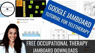 Jamboard Tutorial for Teletherapy + FREE OT JAMS!