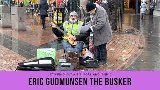 Busker Éric interview with ReBreak News on Scottish bands and Scottish Artists.