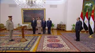 الفريق أول عبد المجيد صقر يؤدي اليمين الدستورية أمام الرئيس السيسي وزيرا للدفاع