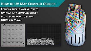 How to UV Map Complex Objects in Maya
