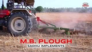 MB Plough – जबरदस्त कटिंग और पराली में बेहतरीन परफॉर्मेंस! | Sadhu Implements