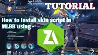 How To Install Skin Script in MLBB Using Zarchiver || Tutorial || Easy