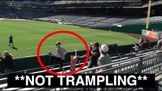 FALSELY ACCUSED of trampling a kid at PNC Park