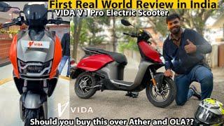 Hero Vida V1 Pro Ride Review in Bangalore- First Impressions in Bengaluru Traffic- Worth 1.6L ??