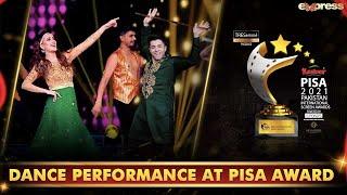 Mehwish Hayat &  Sheheryar Munawar Dance Performance | PISA Award 2021 | Express TV | I2O2O