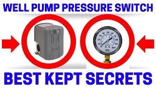 NEVER Adjust A Water Well Pump Pressure Switch Until Watching This!