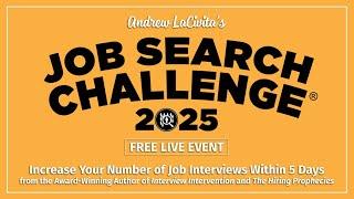 Andrew LaCivita's Live 5-Day Job Search Challenge®  Day 5: Overcome the Obstacles!