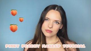 Pinky peachy makeup tutorial