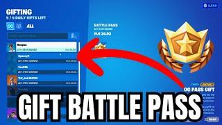 How to Gift Battle Pass in Fortnite - Buy OG Pass For a Friend