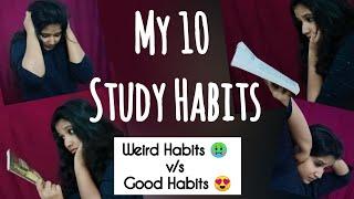 My 10 Study Habits || Weird Vs Good || Study Methods || Commerce Companion