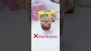 Trà ổi hồng của cozy ice tea  #shoppinghaul #unbox #unboxingvideo #cozytea #milkunboxing