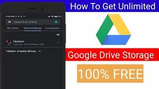 Free Google Drive Storage - How To Get Unlimited Google Drive Storage For Free