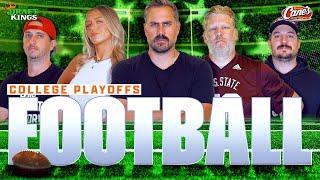 Big Cat and Co Sweat Out Round 2 of College Playoffs | Barstool Gambling Cave