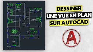 Dessiner une VUE EN PLAN complète sur AUTOCAD 2023