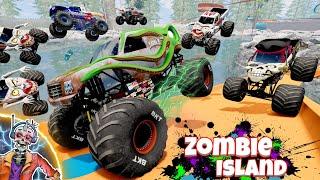 Monster Jam INSANE Zombie Island Adventure #19 | Racing, Freestyle, and High Speed Jumps