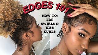 EDGES 101: HOW I SWIRL & STYLE MY BABY HAIR! (UPDATED)