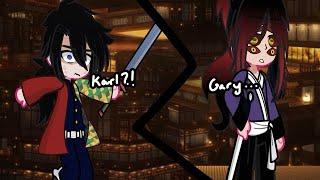 Karl and Gary in the Infinity Castle // Giyu and Kokushibo // Demon Slayer KNY