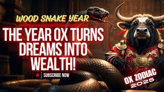 OX Zodiac's 2025 HOROSCOPE: Unveiling Your FORTUNE in the YEAR of the Wood SNAKE #2025predictions