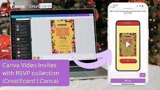 Canva Invitation Video Tutorial: Create Stunning Video e-Invites with RSVP (CreatEcards | Canva)