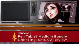 Xencelabs Pen Tablet Medium Bundle | Unboxing, Setup & Review